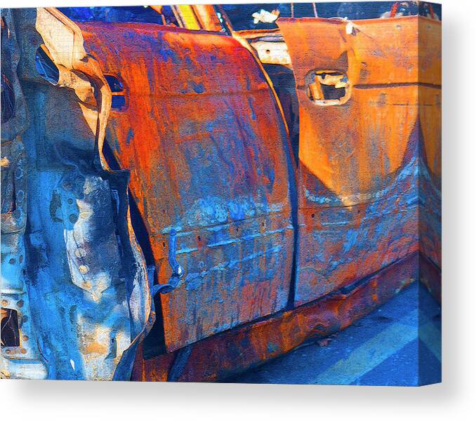 Rust Scapes #2 Canvas Print featuring the photograph Rust Scapes #2 by Jessica Levant