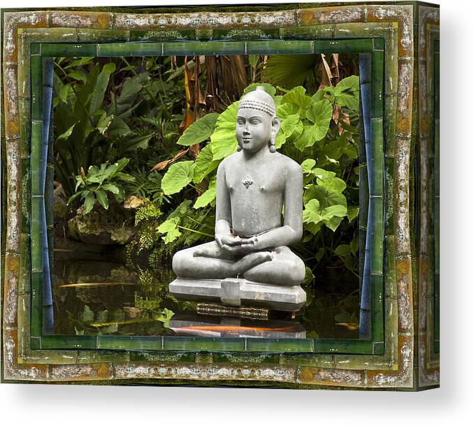Mandalas Canvas Print featuring the photograph Sage of Peace by Bell And Todd