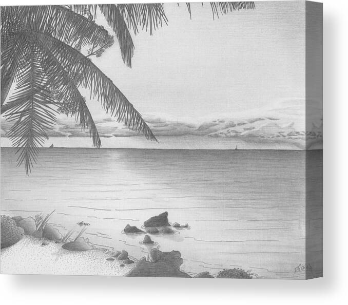 Serenity Someplace Canvas Print Canvas Art By Peter Griffen All the best sunrise sketch 34+ collected on this page. fine art america
