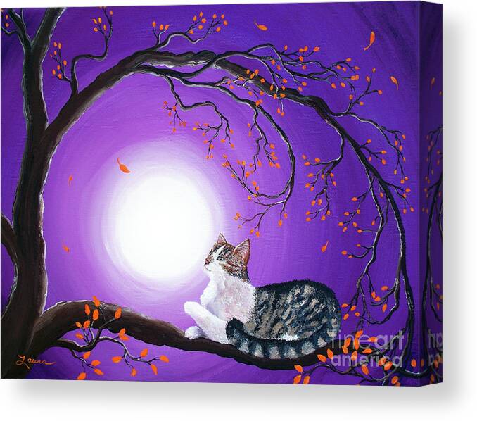 Original Canvas Print featuring the painting Skye by Laura Iverson