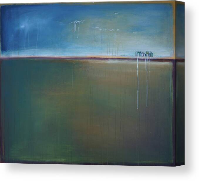 Abstract Expressionism Canvas Print featuring the painting Storden by Theresa Marie Johnson