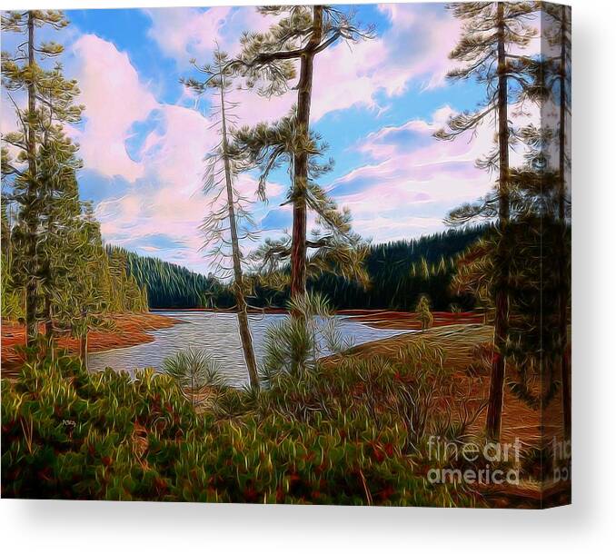 Sugar Pine Lake Canvas Print featuring the photograph Sugar Pine Lake by Patrick Witz