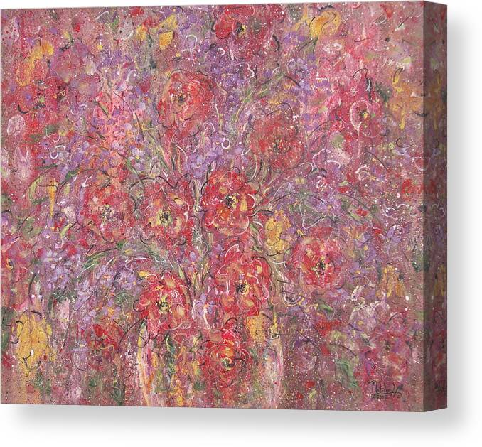 Still Life Canvas Print featuring the painting Sweet Memories by Natalie Holland