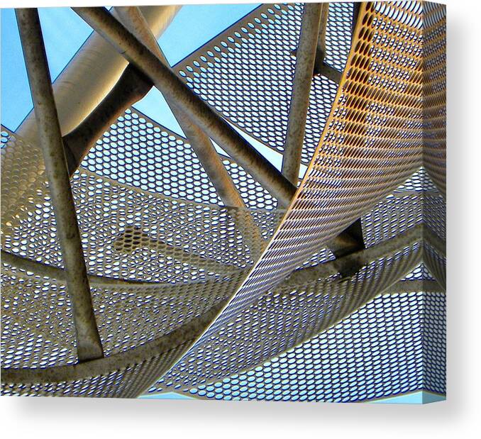 Sculptures Canvas Print featuring the photograph Tangled Webs We Weave by Kerry Obrist