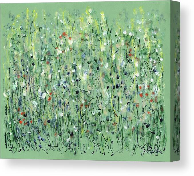 Impressionist Canvas Print featuring the painting Tenderness by Lynne Taetzsch