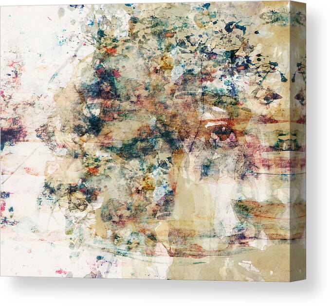 Jimi Hendrix Canvas Print featuring the painting The Wind Cries Mary by Paul Lovering