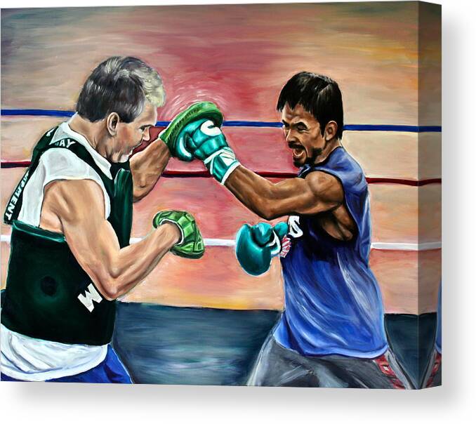 Bob Baker And Tommy Jackson In Boxing #1 Canvas Print / Canvas Art by  Bettmann - Photos.com
