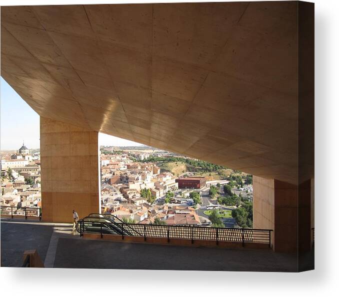 Toledo Canvas Print featuring the photograph Toledo Architecture by John Shiron