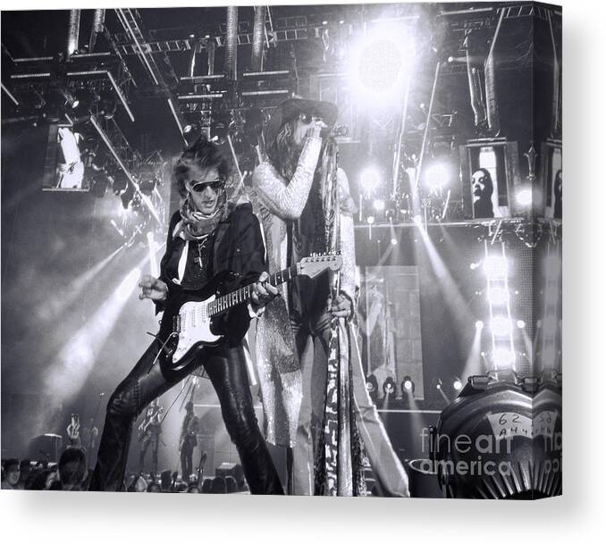Steven Tyler Canvas Print featuring the photograph Toxic Twins by Traci Cottingham