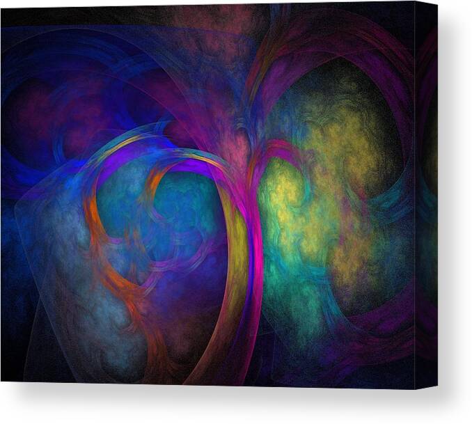 Fractal Canvas Print featuring the digital art Tree of Life by Lyle Hatch