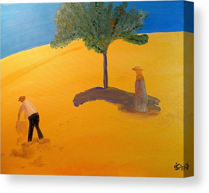Tuscany Canvas Print featuring the painting Under The Tuscan Sun by Bill OConnor