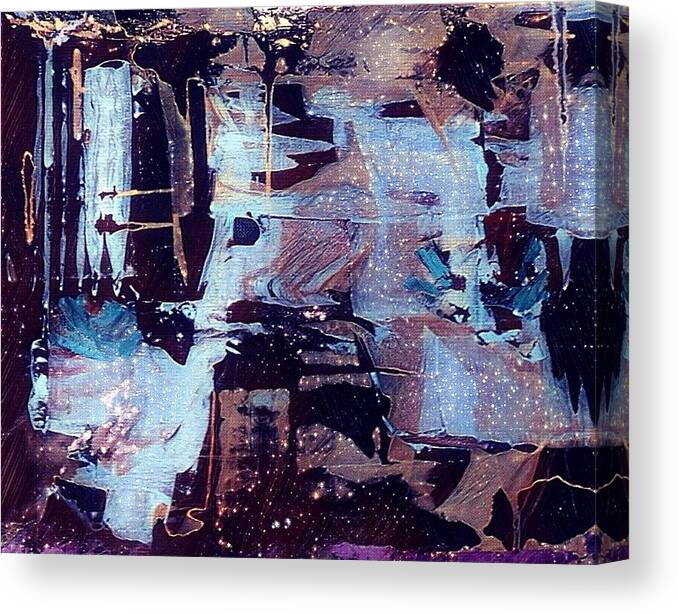 Universe Canvas Print featuring the painting Untitled by 'REA' Gallery