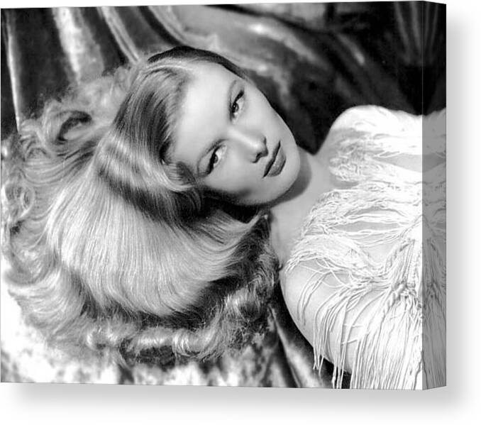 Veronica Lake Canvas Print featuring the photograph Veronica Lake by American School
