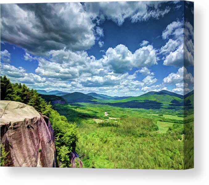 New England Canvas Print featuring the photograph View from Cathedral Ledge by David Thompsen