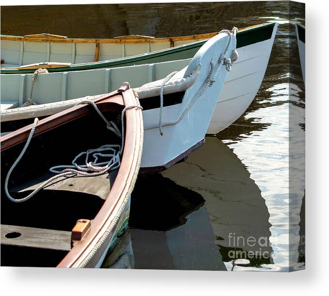 Boat Canvas Print featuring the photograph Waiting On You by Joe Geraci