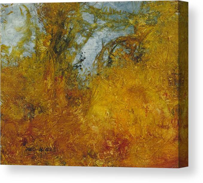 Warm Earth Canvas Print featuring the painting Warm Earth 66 by David Ladmore
