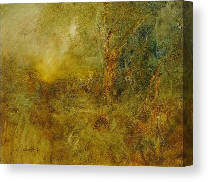 Warm Earth Canvas Print featuring the painting Warm Earth 72 by David Ladmore