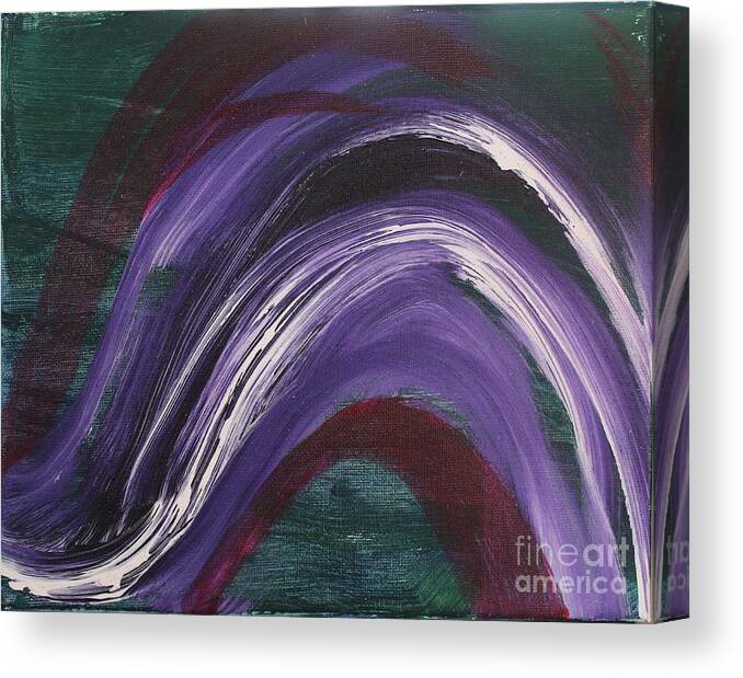Wave Of Grace Canvas Print featuring the painting Waves Of Grace by Sarahleah Hankes