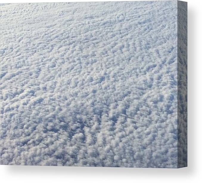 Clouds White Canvas Print featuring the photograph White by Erika Jean Chamberlin