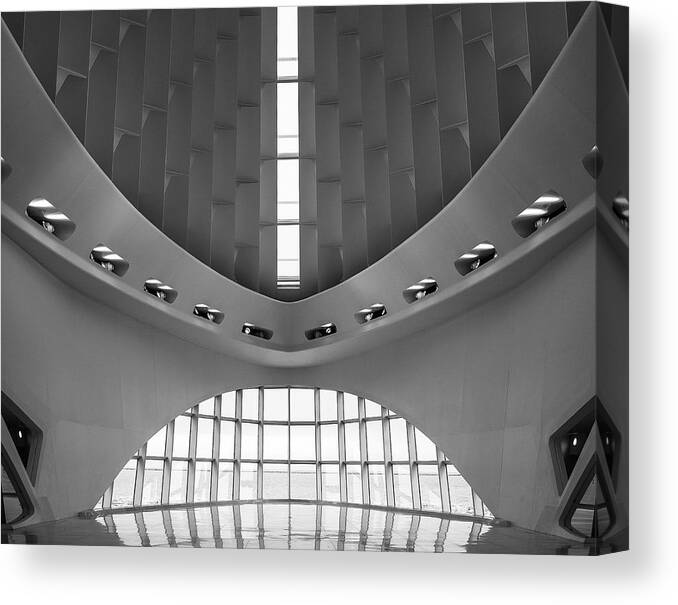 Calatrava Canvas Print featuring the photograph Windhover #3 by John Roach