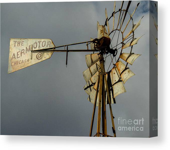 Nature Canvas Print featuring the photograph Windmill 1 by Christy Garavetto
