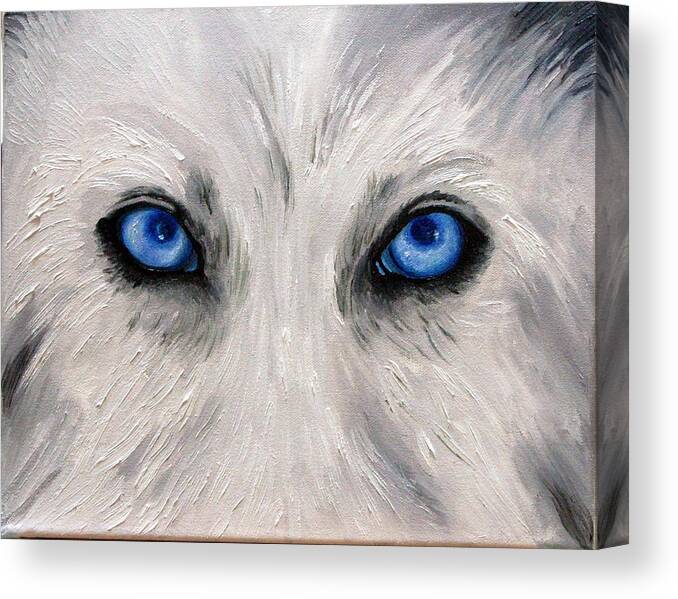 Wolf Eyes Canvas Print Canvas Art By Leah Saulnier The Painting