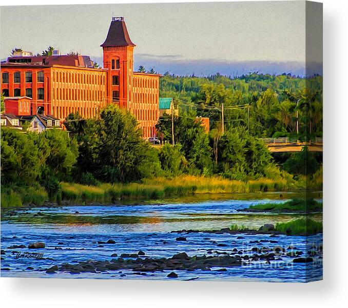 Marysville Canvas Print featuring the photograph The Boss' Mill #1 by Carol Randall