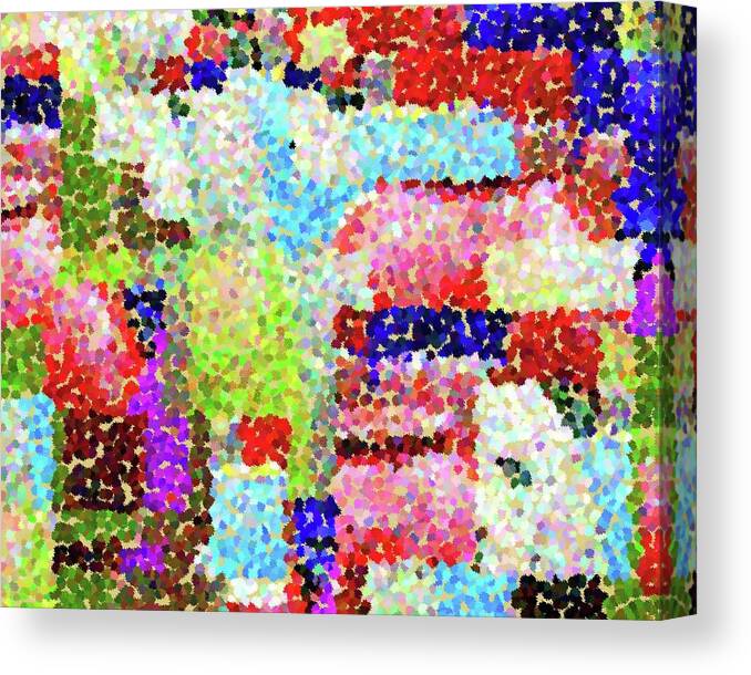 Abstract Canvas Print featuring the photograph 133 by Timothy Bulone