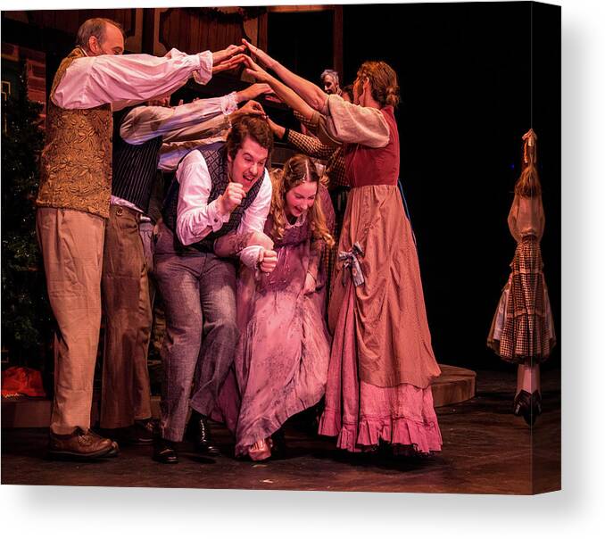  Canvas Print featuring the photograph A Christmas Carol 2018 #49 by Andy Smetzer