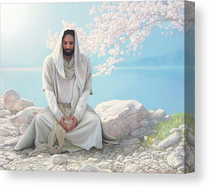 Jesus Canvas Print featuring the painting As I Have Loved You by Greg Olsen