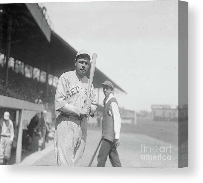 Babe Ruth, Major League Baseball Player, Boston Red Sox, Portrait