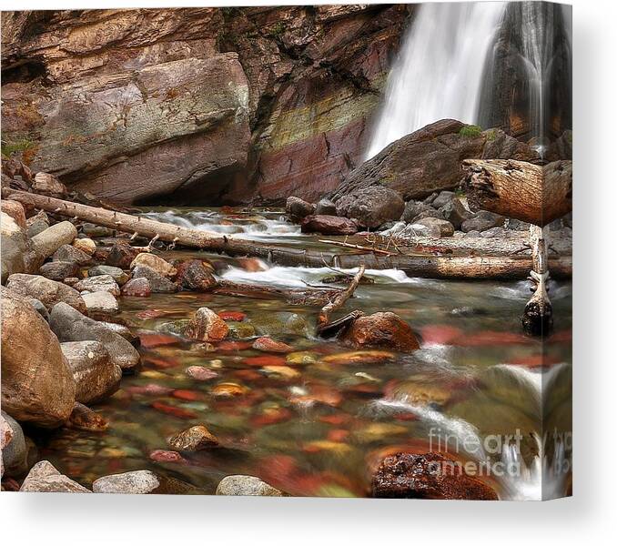 Baring Falls Canvas Print featuring the photograph Baring Falls by Steve Brown