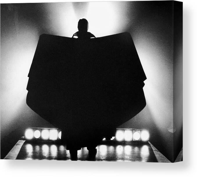 People Canvas Print featuring the photograph Count Dracula by Archive Photos