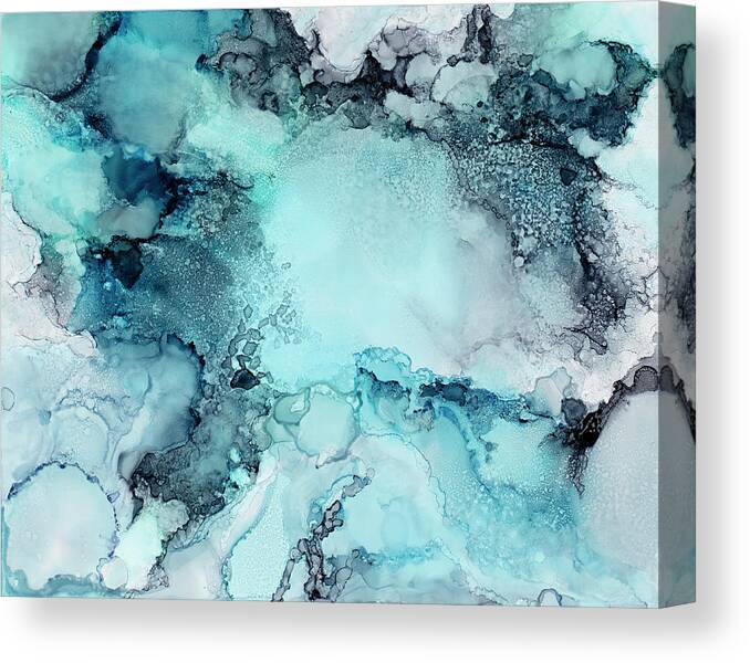 Organic Canvas Print featuring the painting Emergence by Tamara Nelson