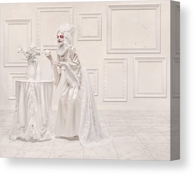 Vampire Canvas Print featuring the photograph Empty Frames by Petri Damstn