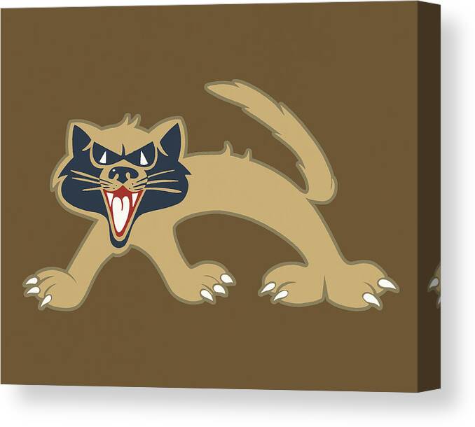 Afraid Canvas Print featuring the drawing Feral cat by CSA Images