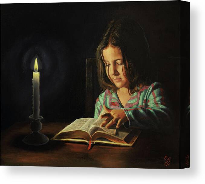 First Light Canvas Print featuring the painting First Light by Glenn Beasley