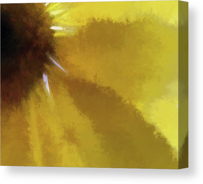 Flowers Canvas Print featuring the digital art Floral Impressions LXI by Tina Baxter