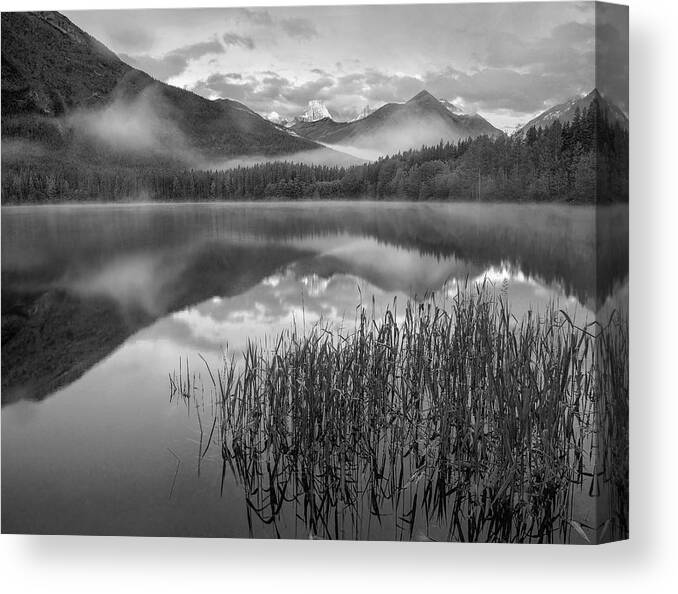 Disk1215 Canvas Print featuring the photograph Fortress Mountain Alberta by Tim Fitzharris
