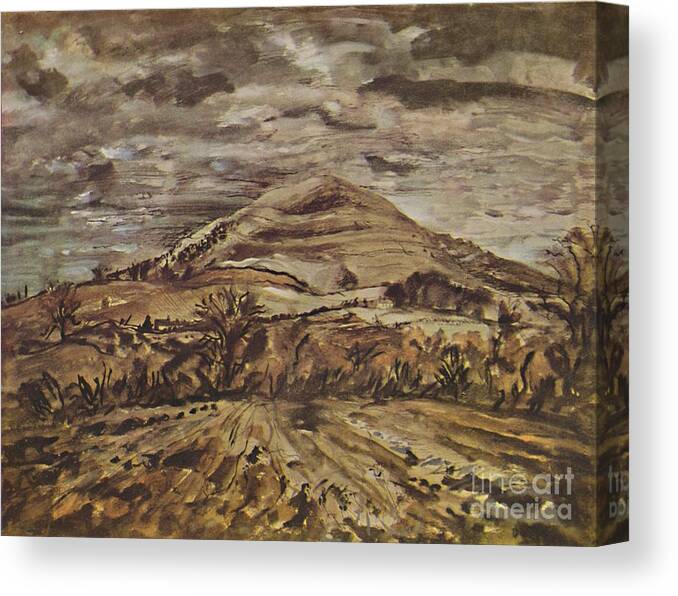 Art Canvas Print featuring the drawing Hambledon Hill by Print Collector