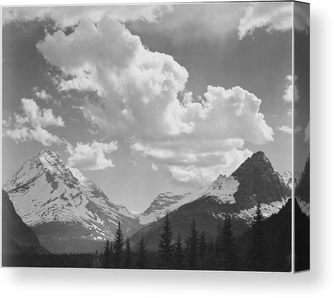 Scenics Canvas Print featuring the photograph In Glacier National Park by Buyenlarge