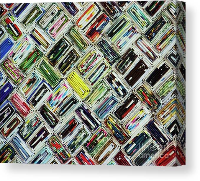 Abstract Canvas Print featuring the photograph In The Fold Too by Julie Rauscher
