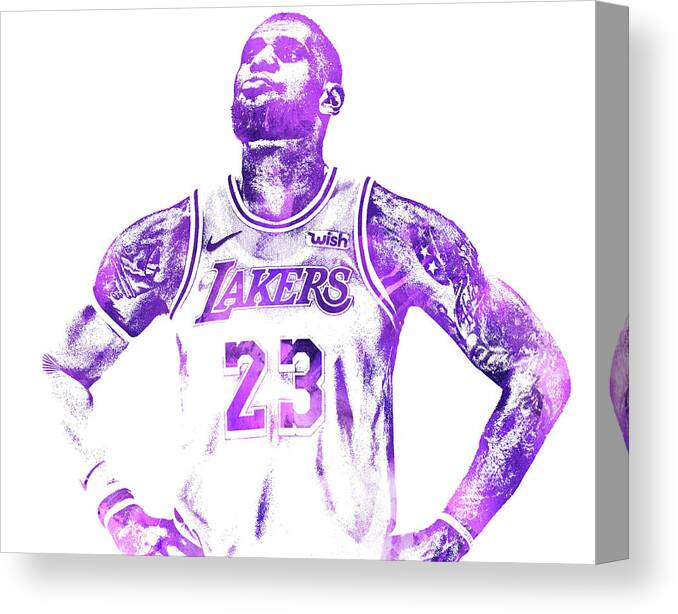 Lebron James color drawing by The Illestrator