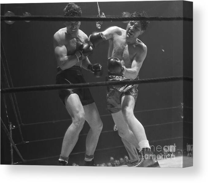 Vintage Boxing Ring Spotlit Corner Canvas Print / Canvas Art by Allan Swart  - Pixels Canvas Prints