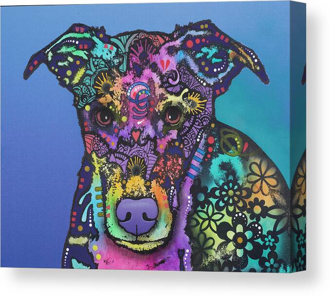 Maggie Canvas Print featuring the mixed media Maggie by Dean Russo