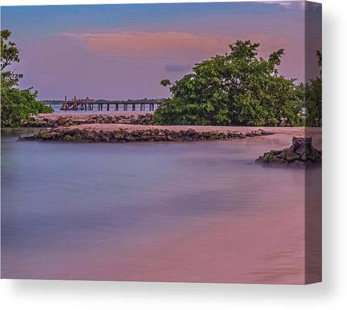Skyline Canvas Print featuring the photograph Mayan Shore by Silvia Marcoschamer