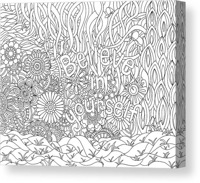 Mixed Coloring Book 42 Canvas Print / Canvas Art by Kathy G. Ahrens - Fine  Art America
