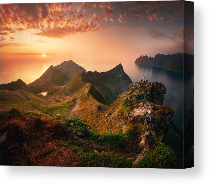 Norway Canvas Print featuring the photograph Northern Norway by Milen Dobrev