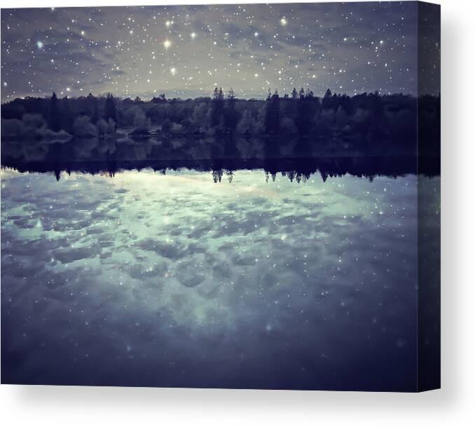 Stars Canvas Print featuring the photograph Perfect Light by Lupen Grainne