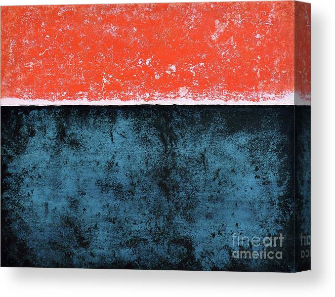 Abstract Canvas Print featuring the painting Perspective by Amanda Sheil